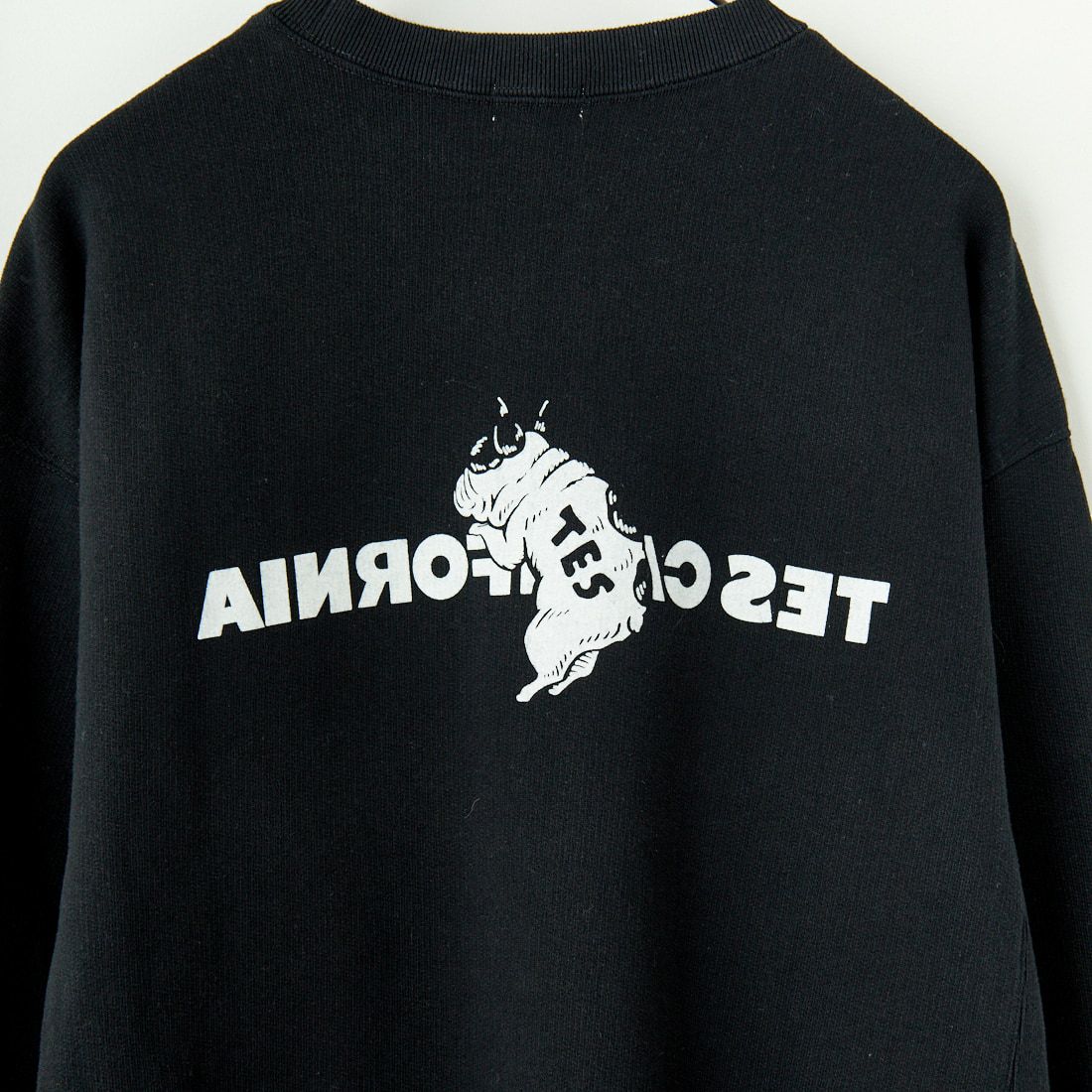 The Endless Summer [エンドレスサマー] TES CAL フロッキーロゴクルーネックスウェット [FH-25374305] 01 BLACK