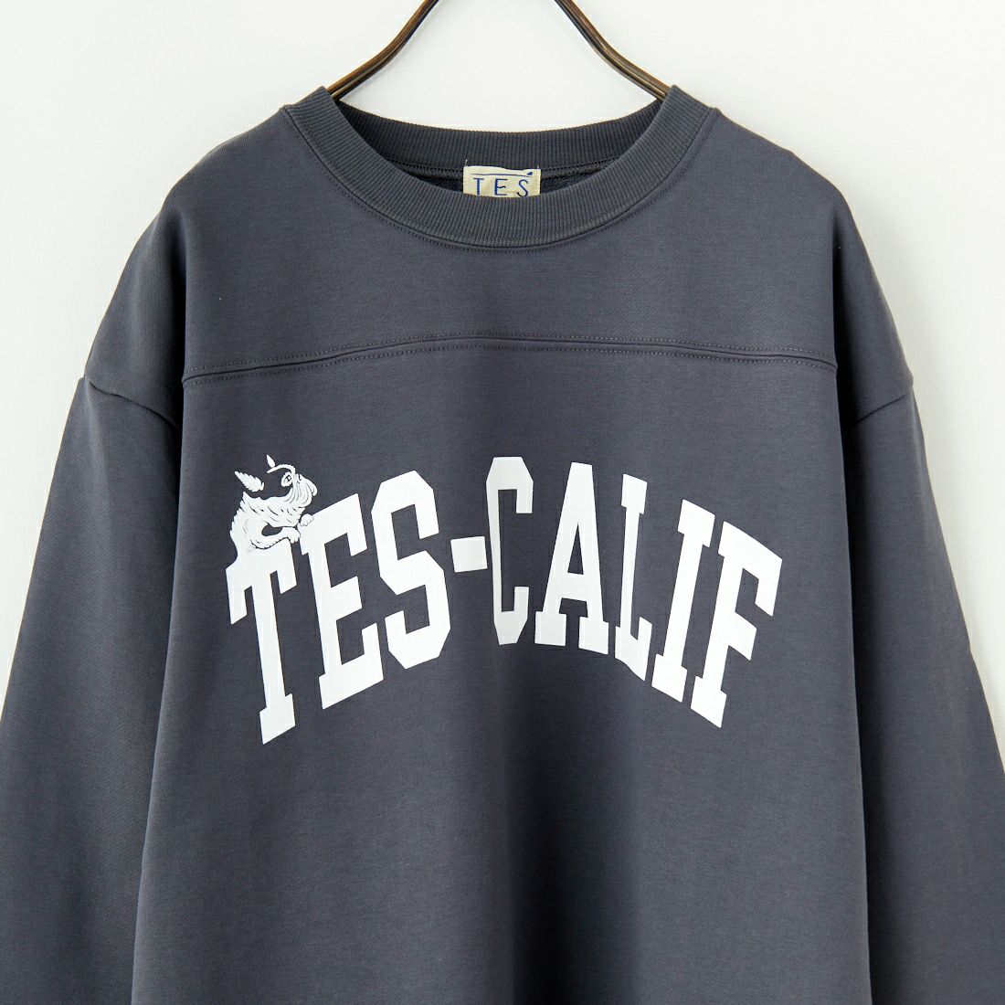 The Endless Summer [エンドレスサマー] TES CALIF フットボールTシャツ [FH-25374310] 02 CHARCOA