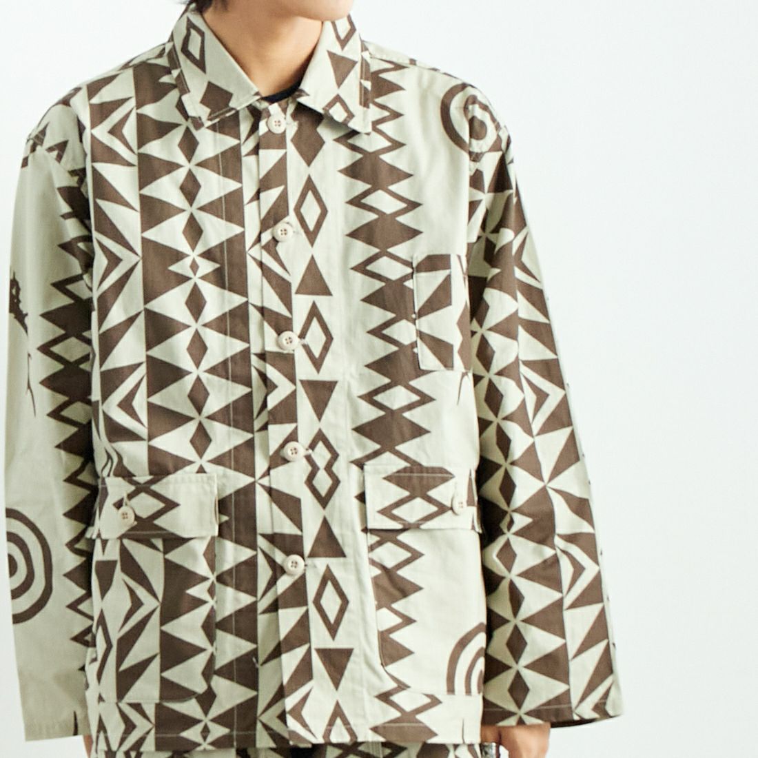 South2West8 [サウスツーウエストエイト] ハンティングシャツジャケット [PU497] B NATIVE S