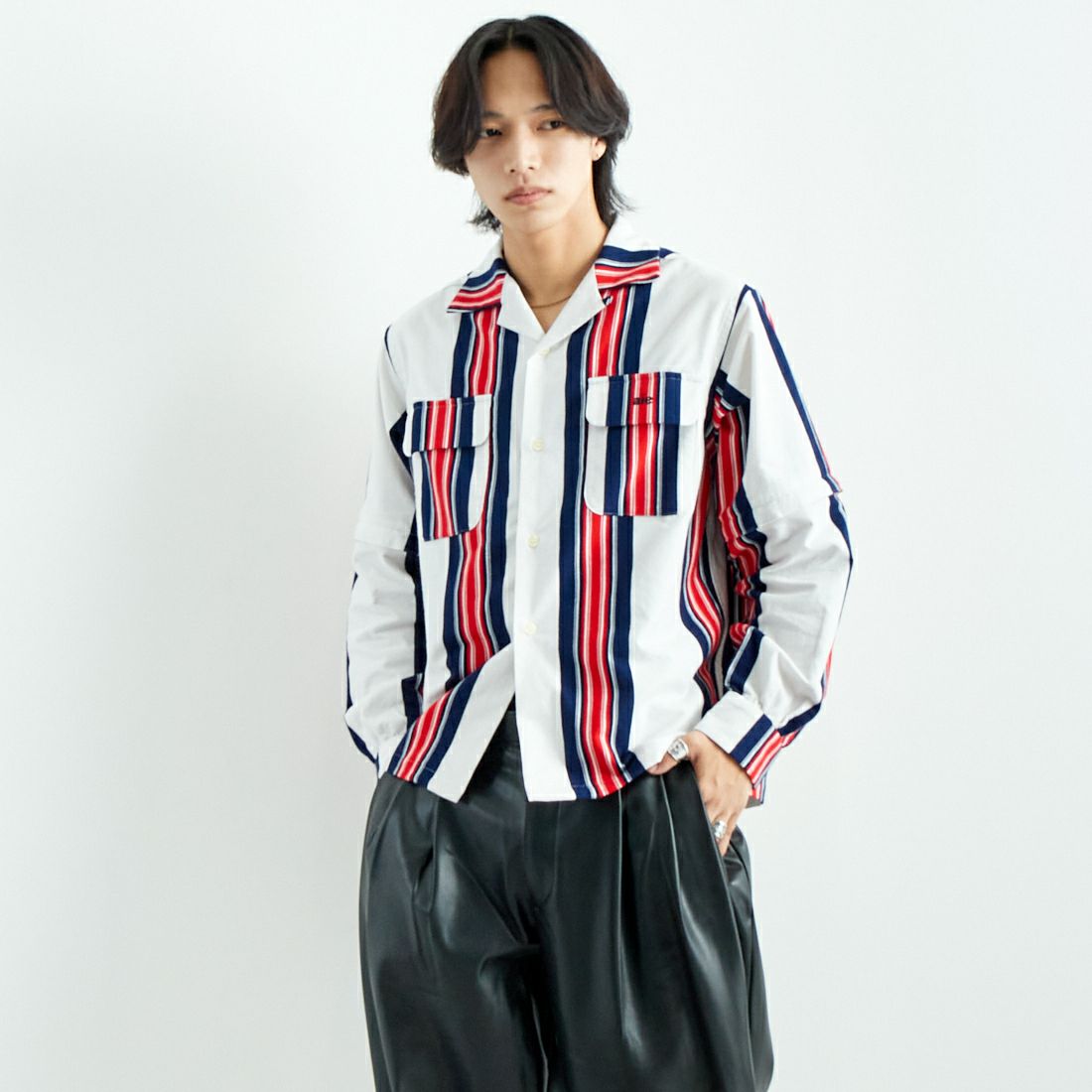 A OFF WHIT&&モデル身長：179cm 着用サイズ：M&&