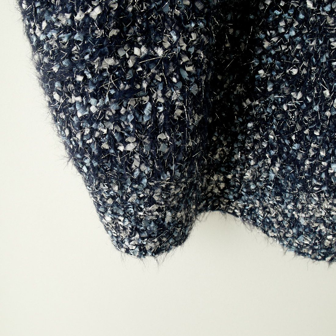 By/m [バイエム] 2WAYラメリボンヤーンニット [B24131008] 16 NAVY