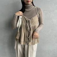 23 GREIGE&&モデル身長：163cm 着用サイズ：F&&