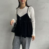 09 BLACK&&モデル身長：163cm 着用サイズ：F&&