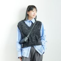 09 BLACK&&モデル身長：167cm 着用サイズ：F&&