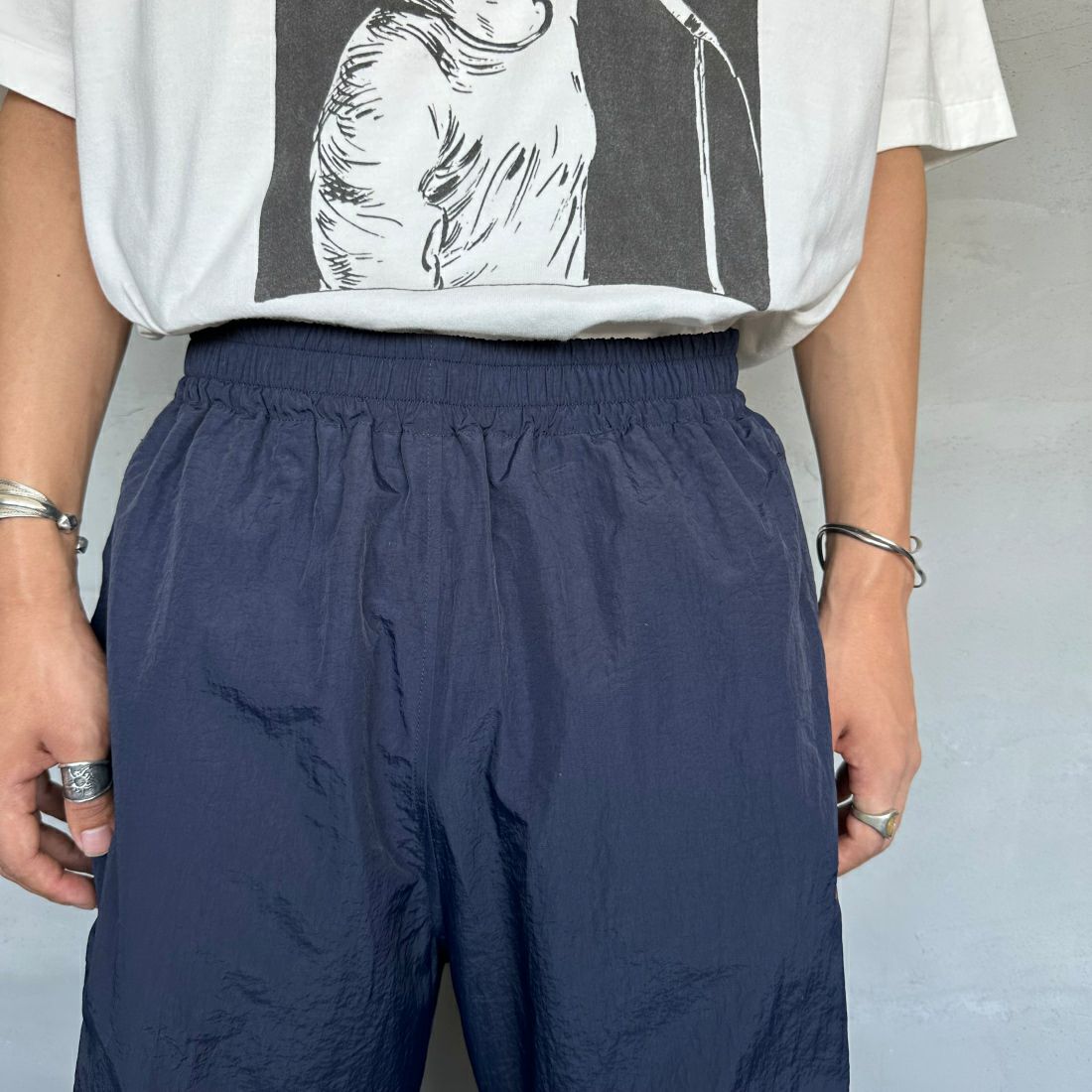 umbro [アンブロ] 別注 トレーニングナイロンパンツ [KBT58-NK-PT6-JF] NAVY