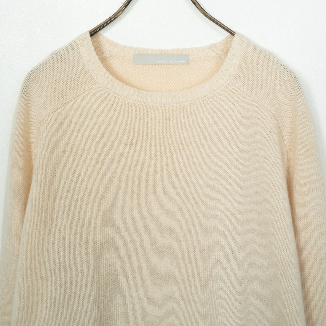 Jeans Factory Clothes [ジーンズファクトリークローズ] スタンダードクルーネックニット [24FW-IN-002] IVORY