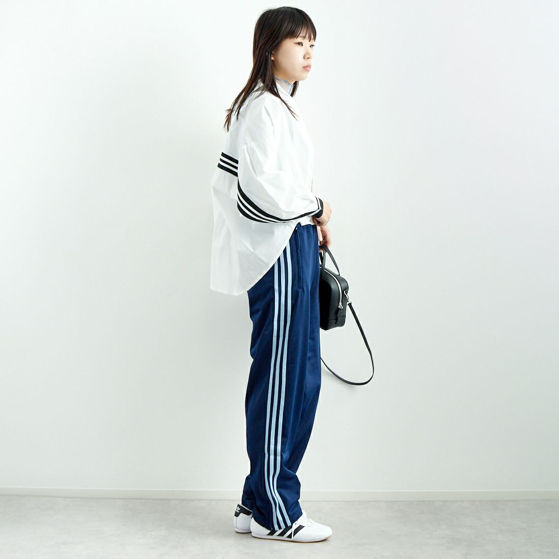 adidas Originals [アディダス オリジナルス] アディカラークラシックス ファイヤーバードトラックパンツ [FWE47] JP2540 &&モデル身長：167cm 着用サイズ：S&&