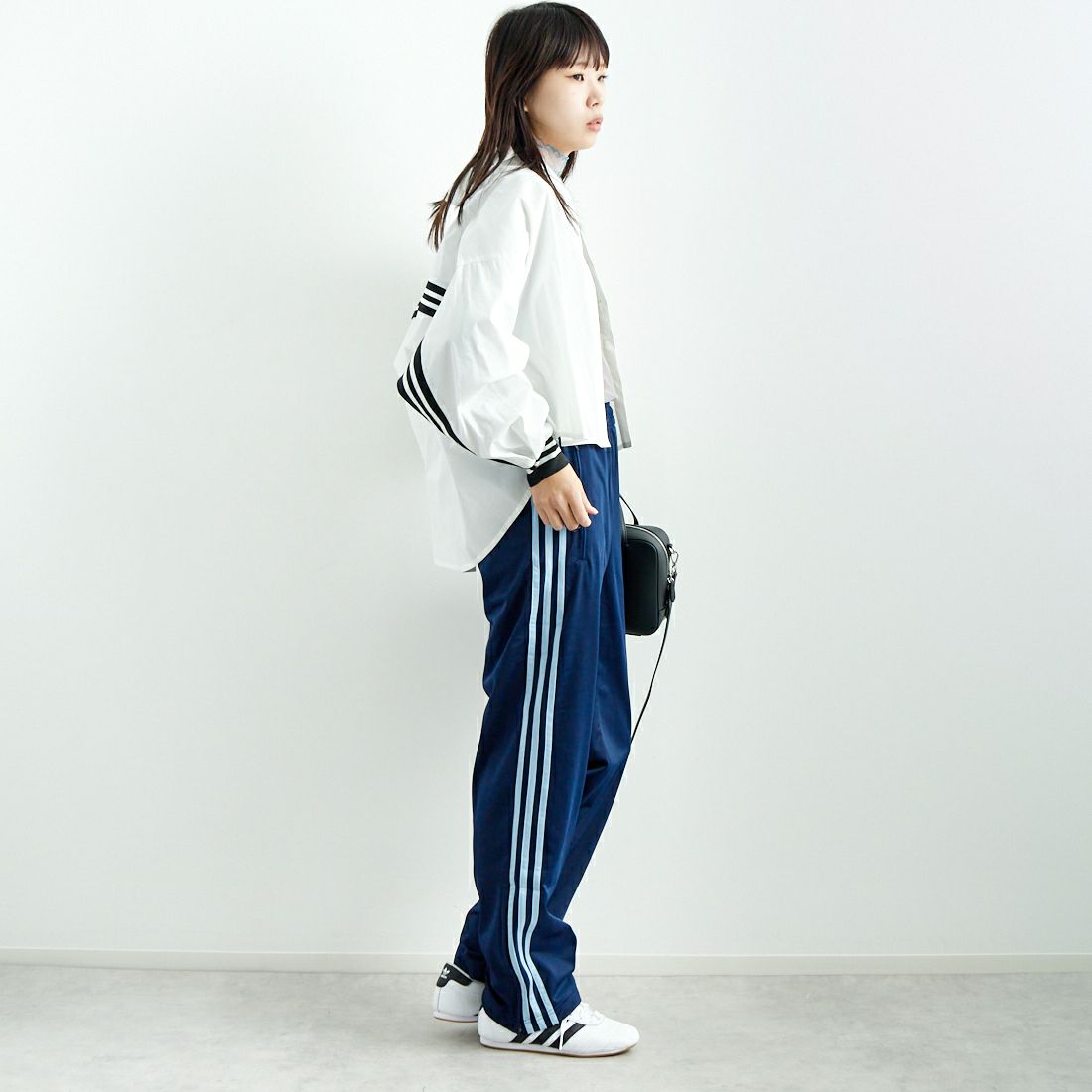 adidas Originals [アディダス オリジナルス] アディカラークラシックス ファイヤーバードトラックパンツ [FWE47] JP2540 &&モデル身長：167cm 着用サイズ：S&&