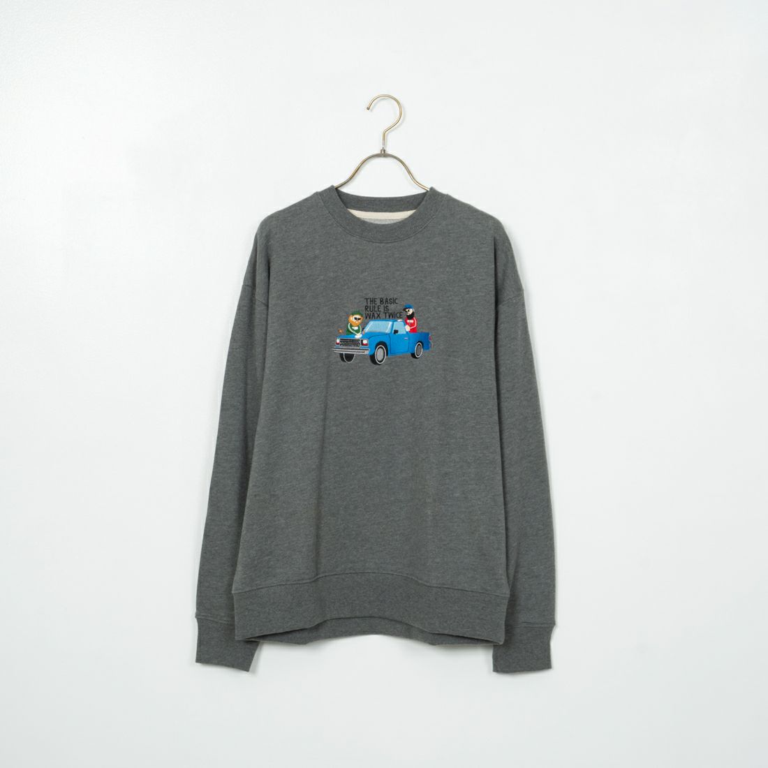 33Degrees [サーティスリーディグリーズ] HIGEOZI3 サガラ刺繍スウェット [TDR-244-075] F MOKU GRY