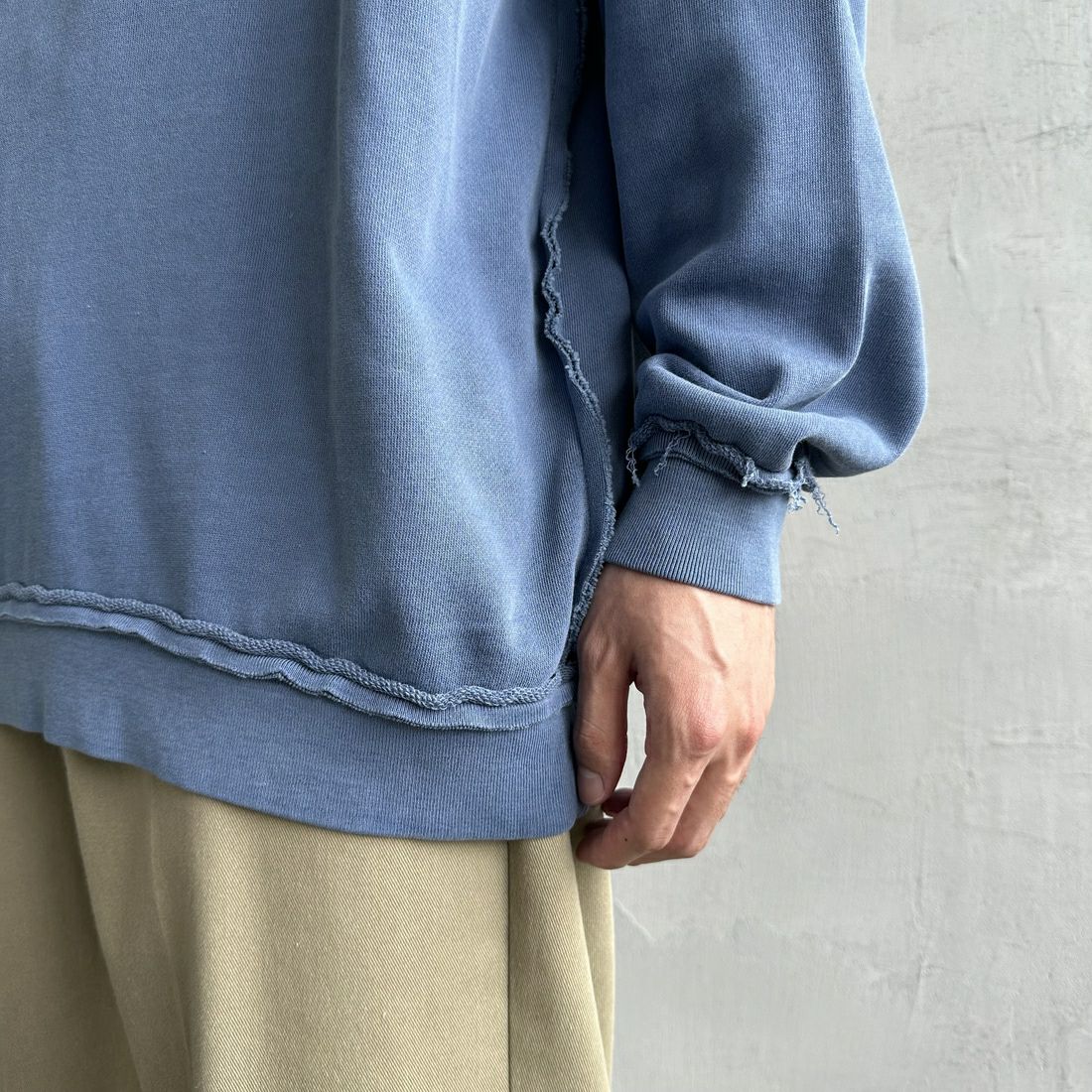 ONEITA [オニータ] 別注 インサイドアウト クルーネックスウェット [2423-442IN-JF] NAVY