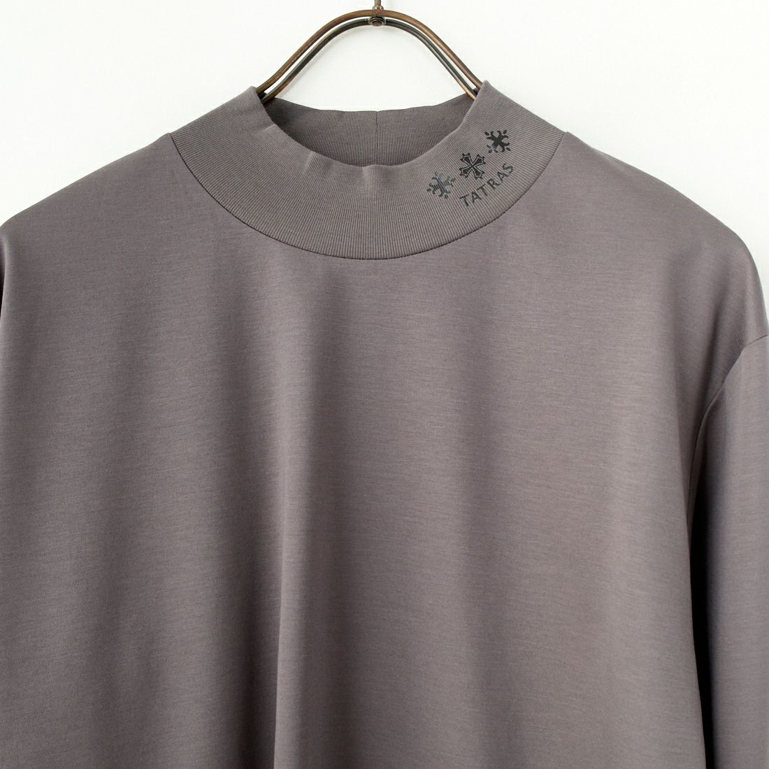 TATRAS [タトラス] MIBEILO モックネックTシャツ [MTAT24A8275-M] C.GRAY