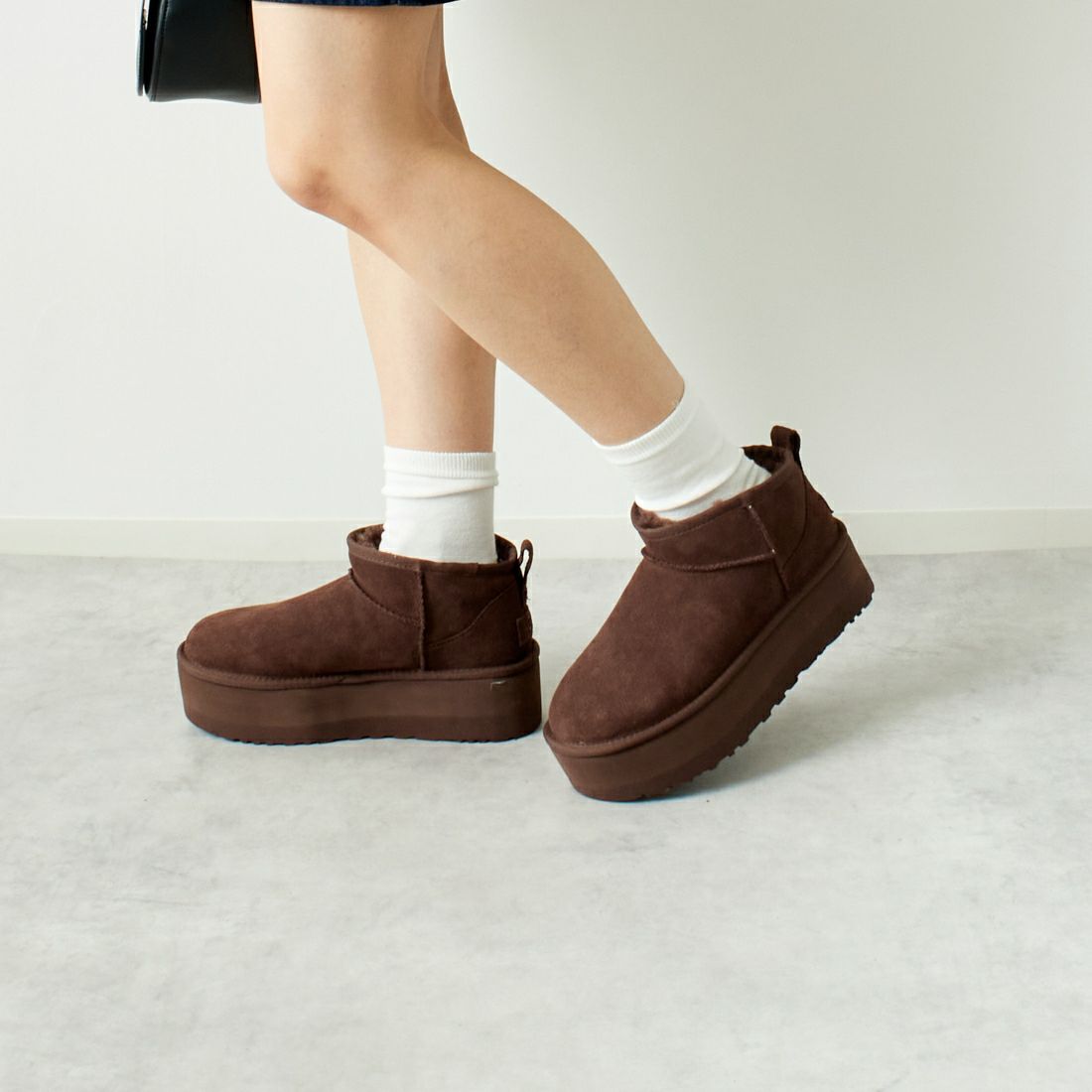 UGG [アグ] クラシック ウルトラ ミニプラットフォーム [1135092] BURNT CEDA