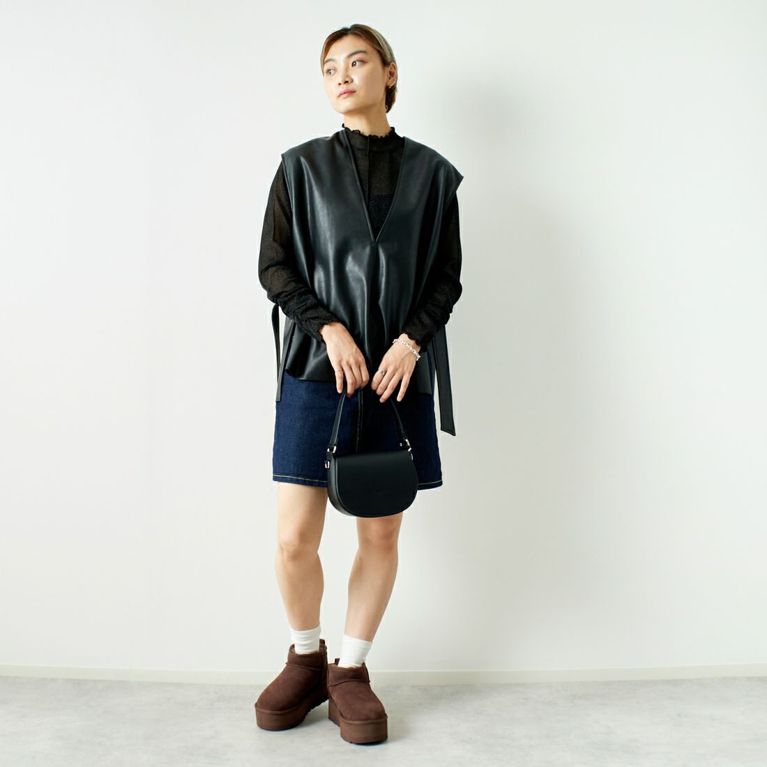 UGG [アグ] クラシック ウルトラ ミニプラットフォーム [1135092] BURNT CEDA