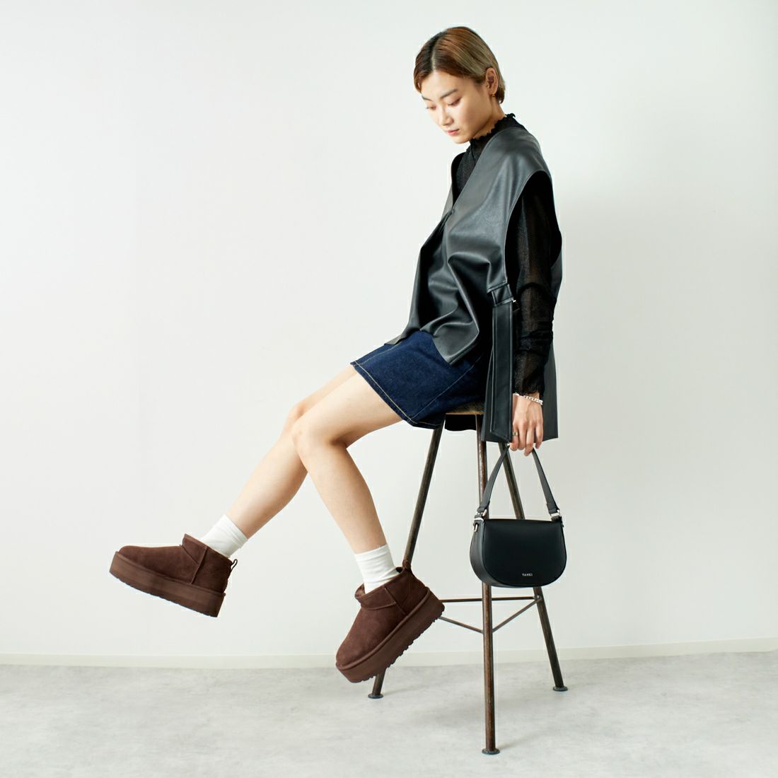 UGG [アグ] クラシック ウルトラ ミニプラットフォーム [1135092] BURNT CEDA