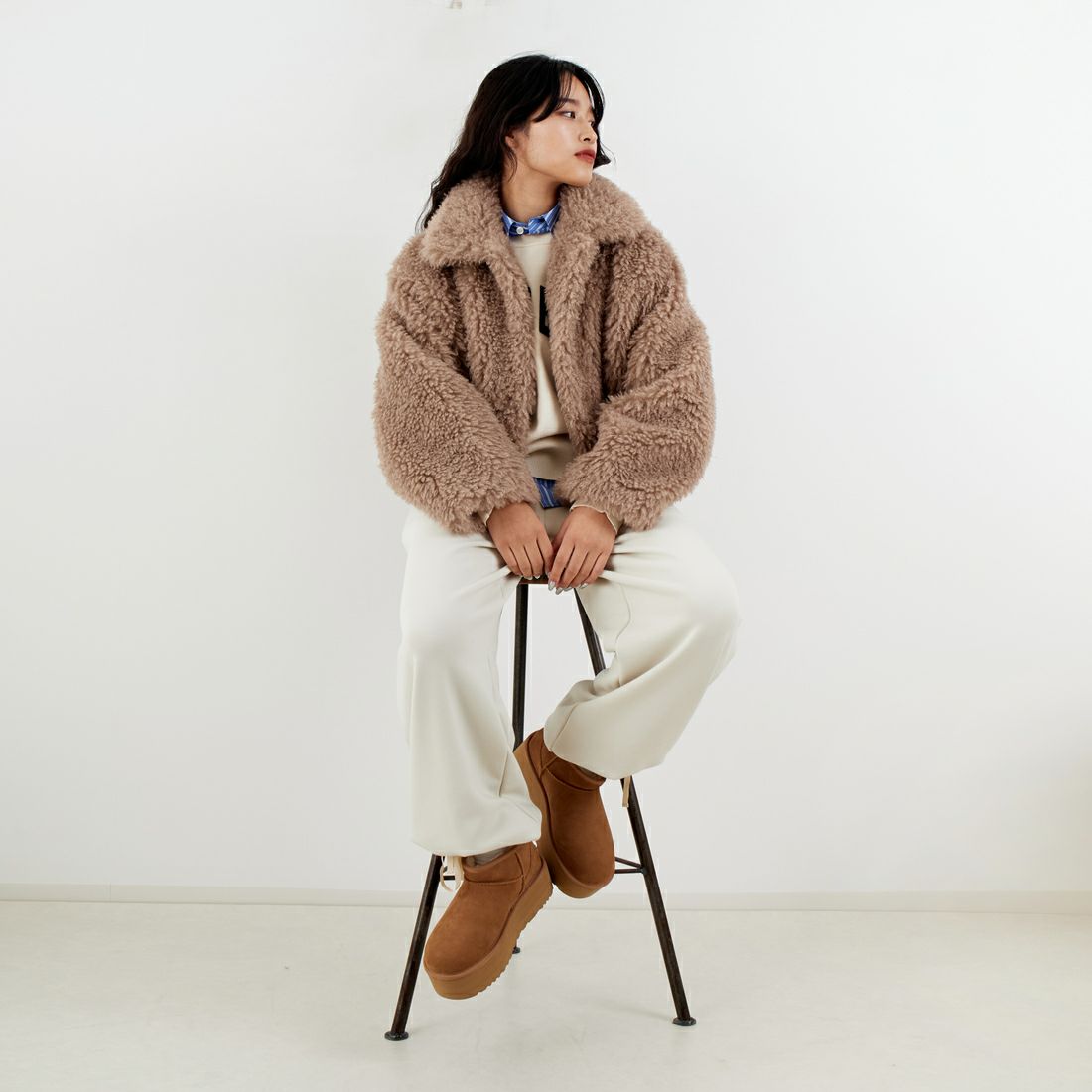 UGG [アグ] クラシック ウルトラ ミニプラットフォーム [1135092] CHESTNUT