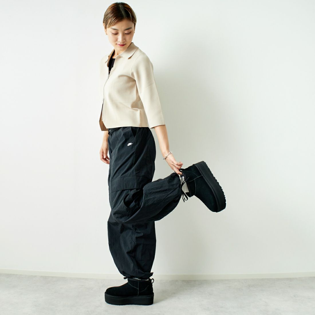 UGG [アグ] クラシック ウルトラ ミニプラットフォーム [1135092] BLACK