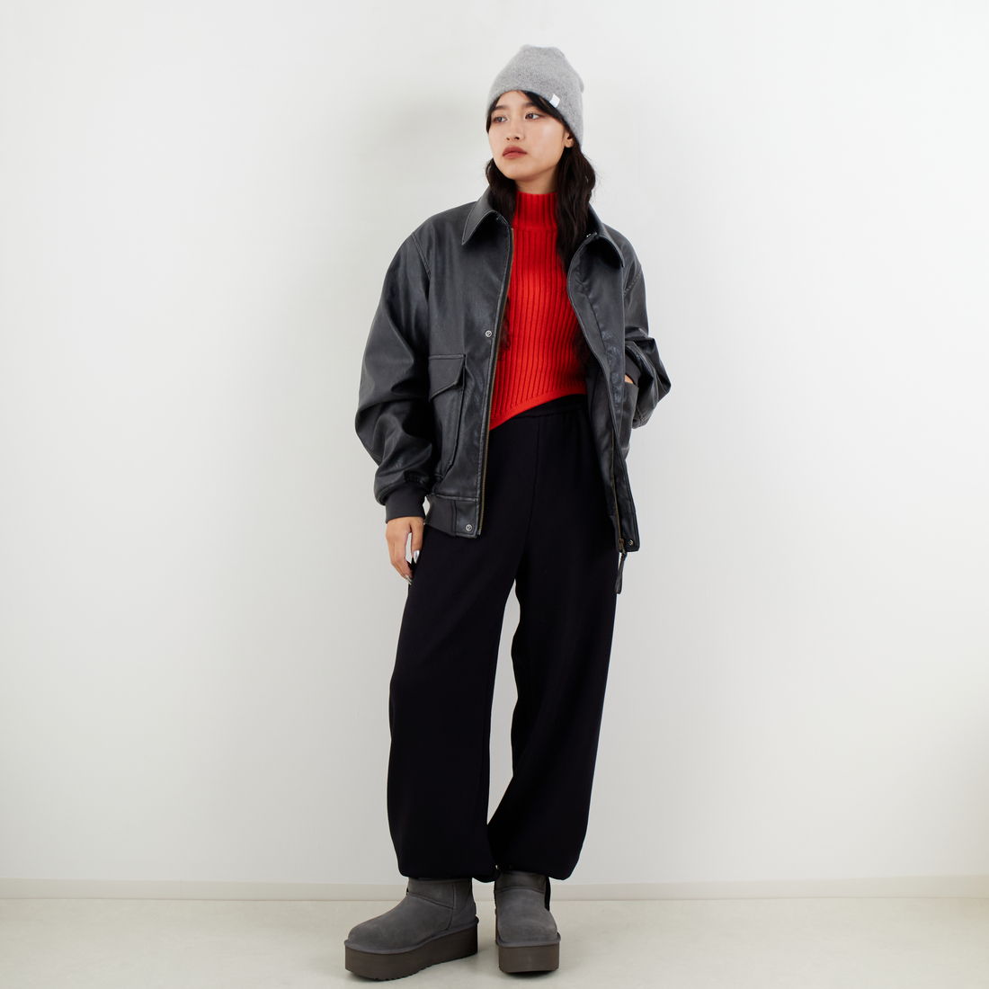 UGG [アグ] クラシック ウルトラ ミニプラットフォーム [1135092] CHARCOAL