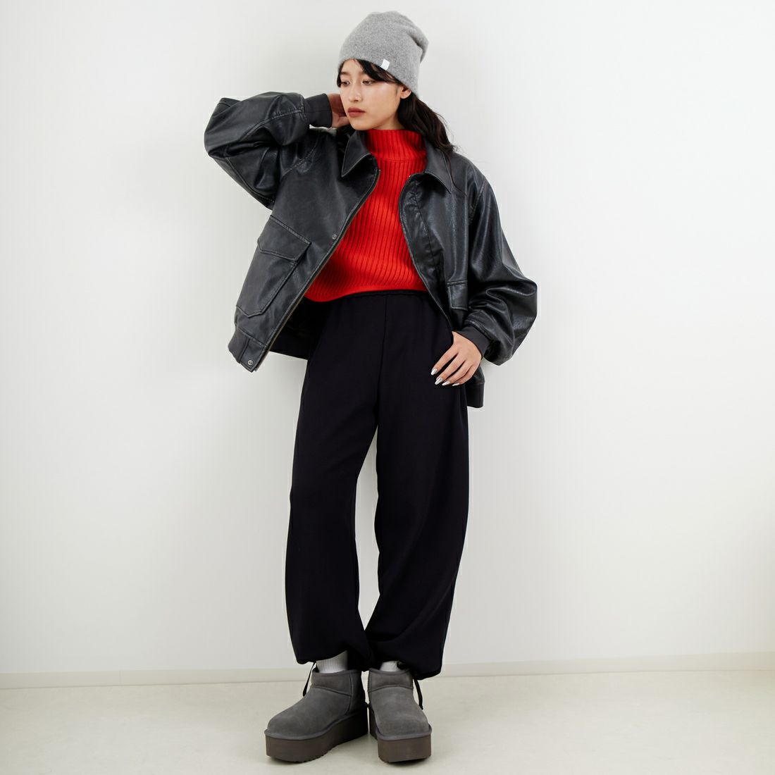 UGG [アグ] クラシック ウルトラ ミニプラットフォーム [1135092] CHARCOAL