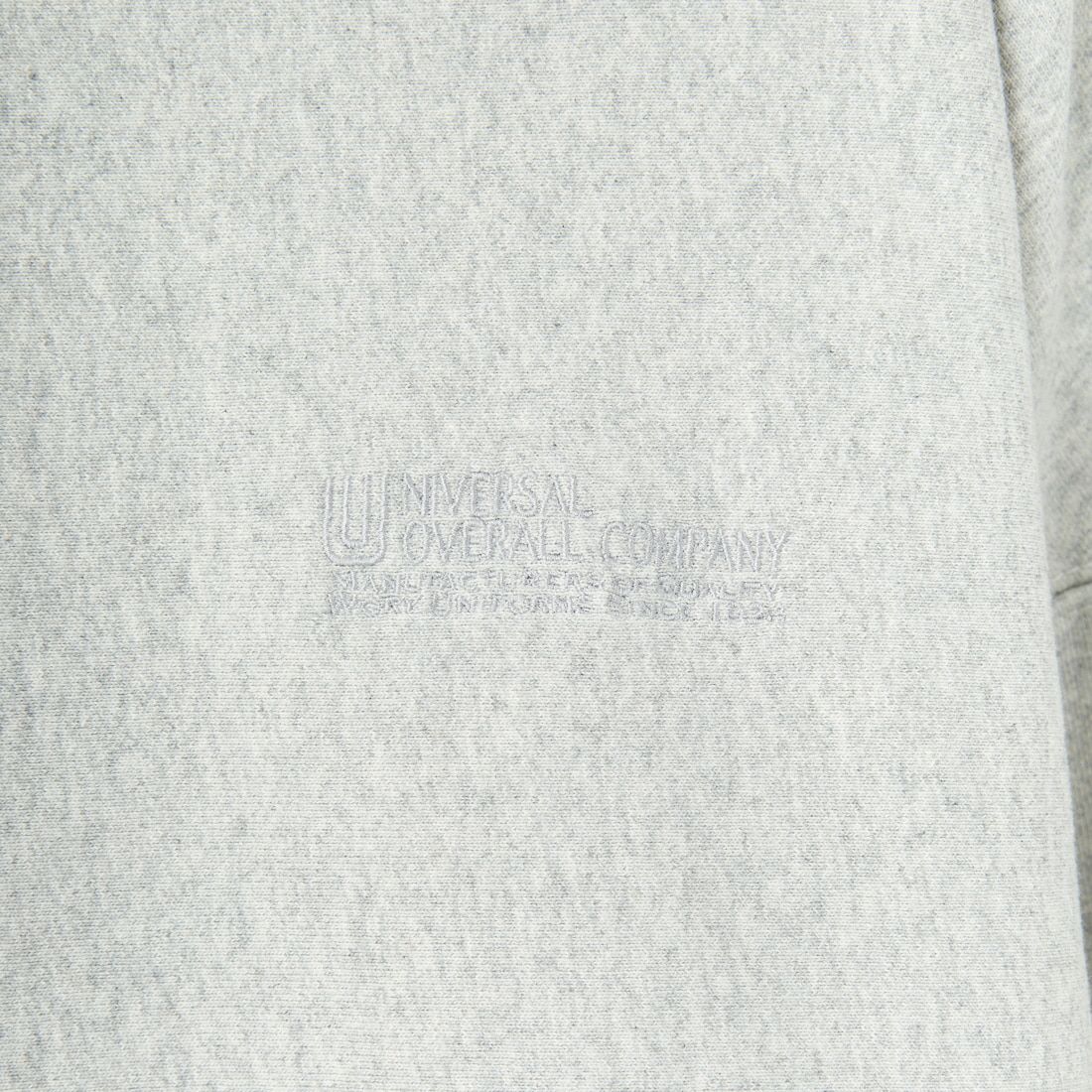 UNIVERSAL OVERALL [ユニバーサルオーバーオール] 別注 ダメージ加工 ヘビーウェイトスウェット [U2431220IN-JF] ASH