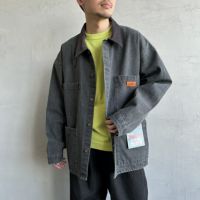 BLK DENIM&&モデル身長：168cm 着用サイズ：L&&