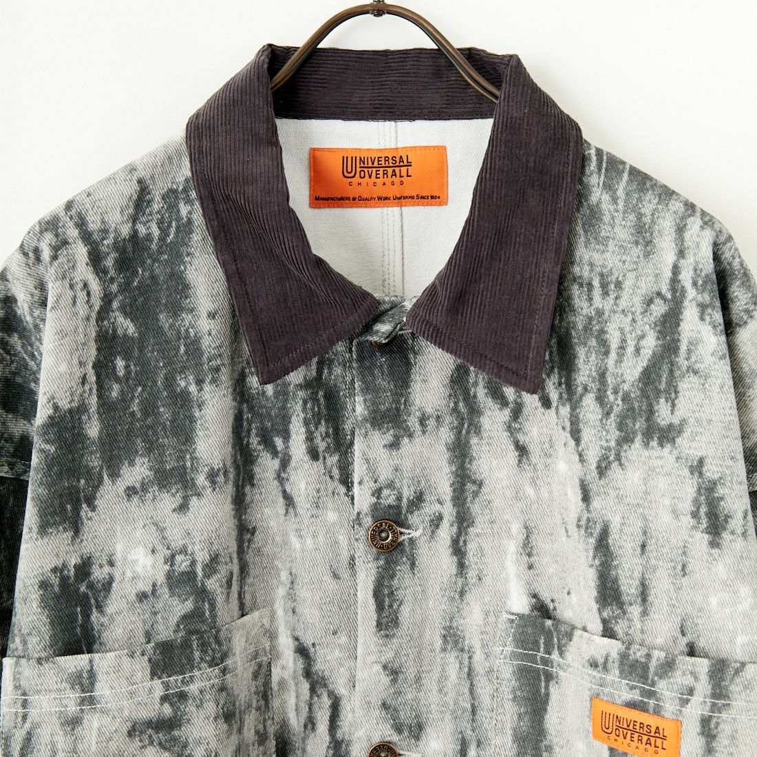 UNIVERSAL OVERALL [ユニバーサルオーバーオール] 別注 カバーオールジャケット [U2513225IN-JF] TYE DYE CA