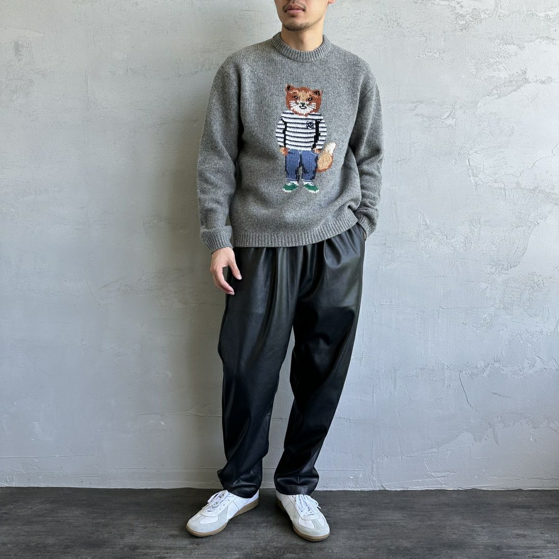 UNIVERSAL OVERALL [ユニバーサルオーバーオール] 別注 シェフパンツ [U2433601IN-JF] BLK ECO LE &&モデル身長：168cm 着用サイズ：L&&