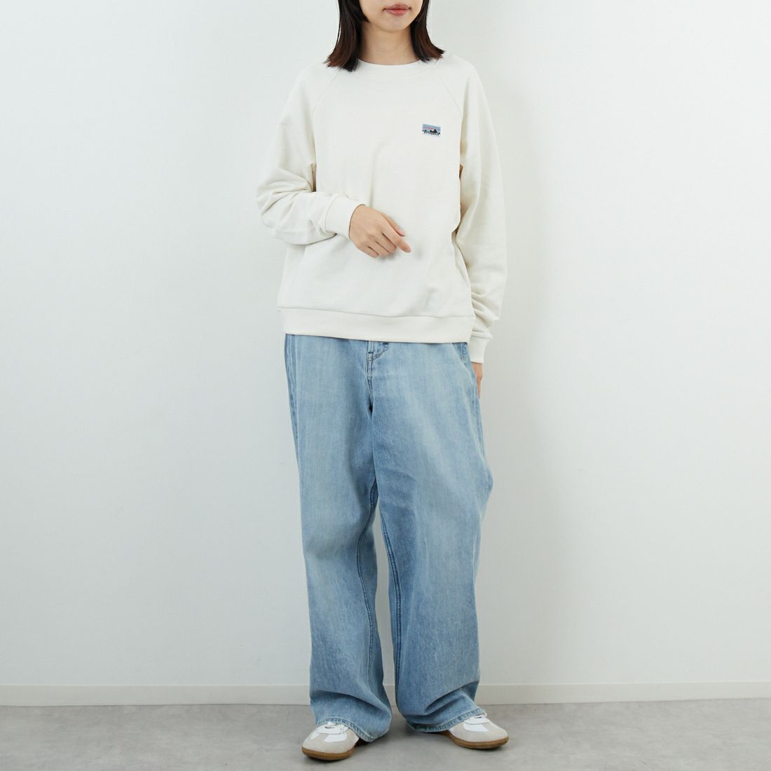 patagonia [パタゴニア] ウィメンズ エッセンシャルトップ [42171] WLWT &&モデル身長：162cm 着用サイズ：S&&