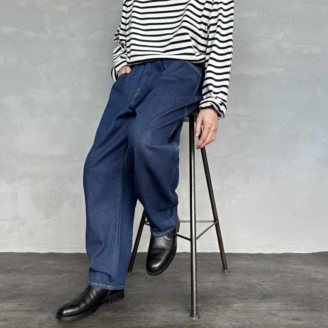 ONE WASH&&モデル身長：168cm 着用サイズ：S&&