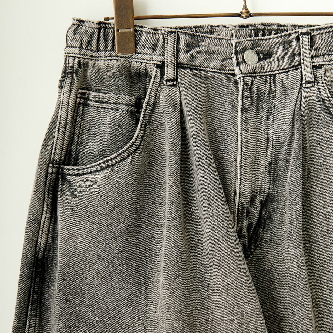 Noir Fabrik [ヌワールファブリック] バギーイージーデニムパンツ [NF-243-063] ACID BLK