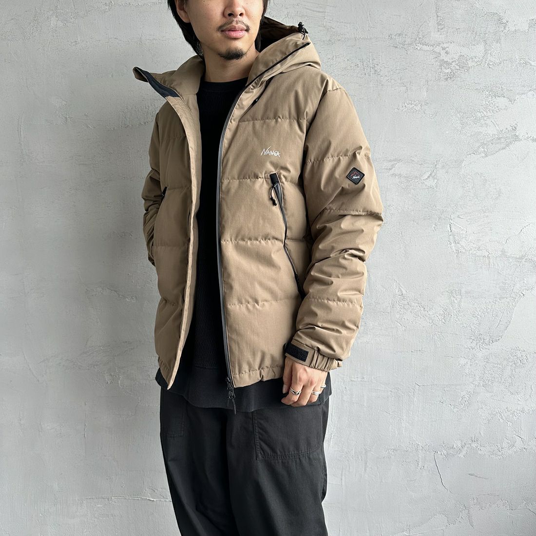 BEIGE&&モデル身長：173cm 着用サイズ：L&&