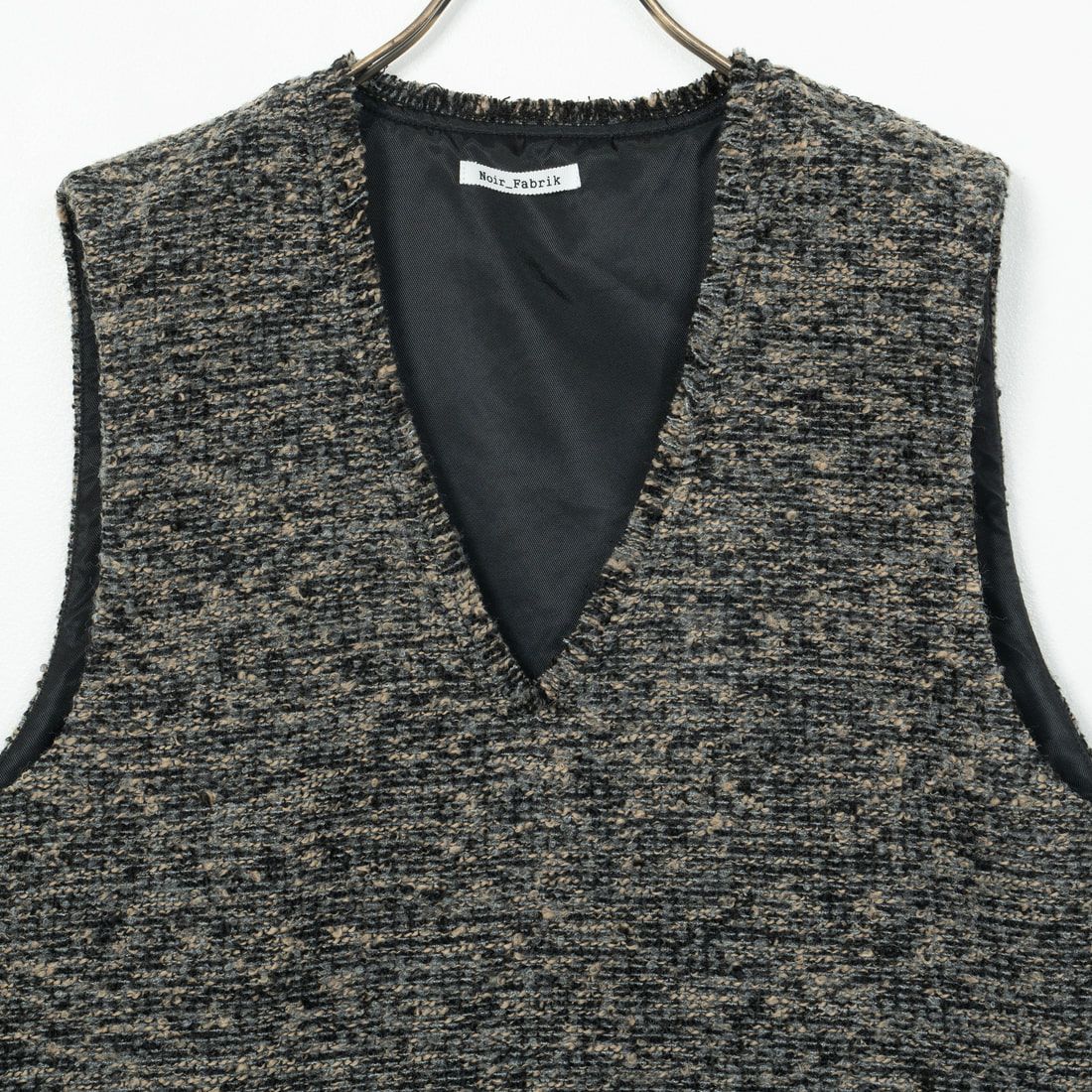 Noir Fabrik [ヌワールファブリック] リングヤーンベスト [LFF703] 710 BEIGE