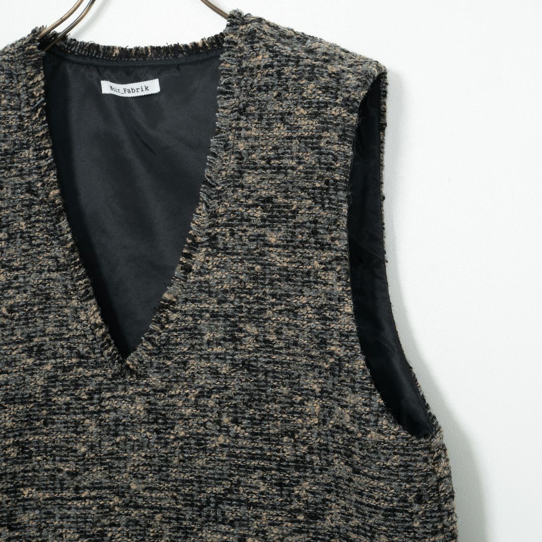 Noir Fabrik [ヌワールファブリック] リングヤーンベスト [LFF703] 710 BEIGE