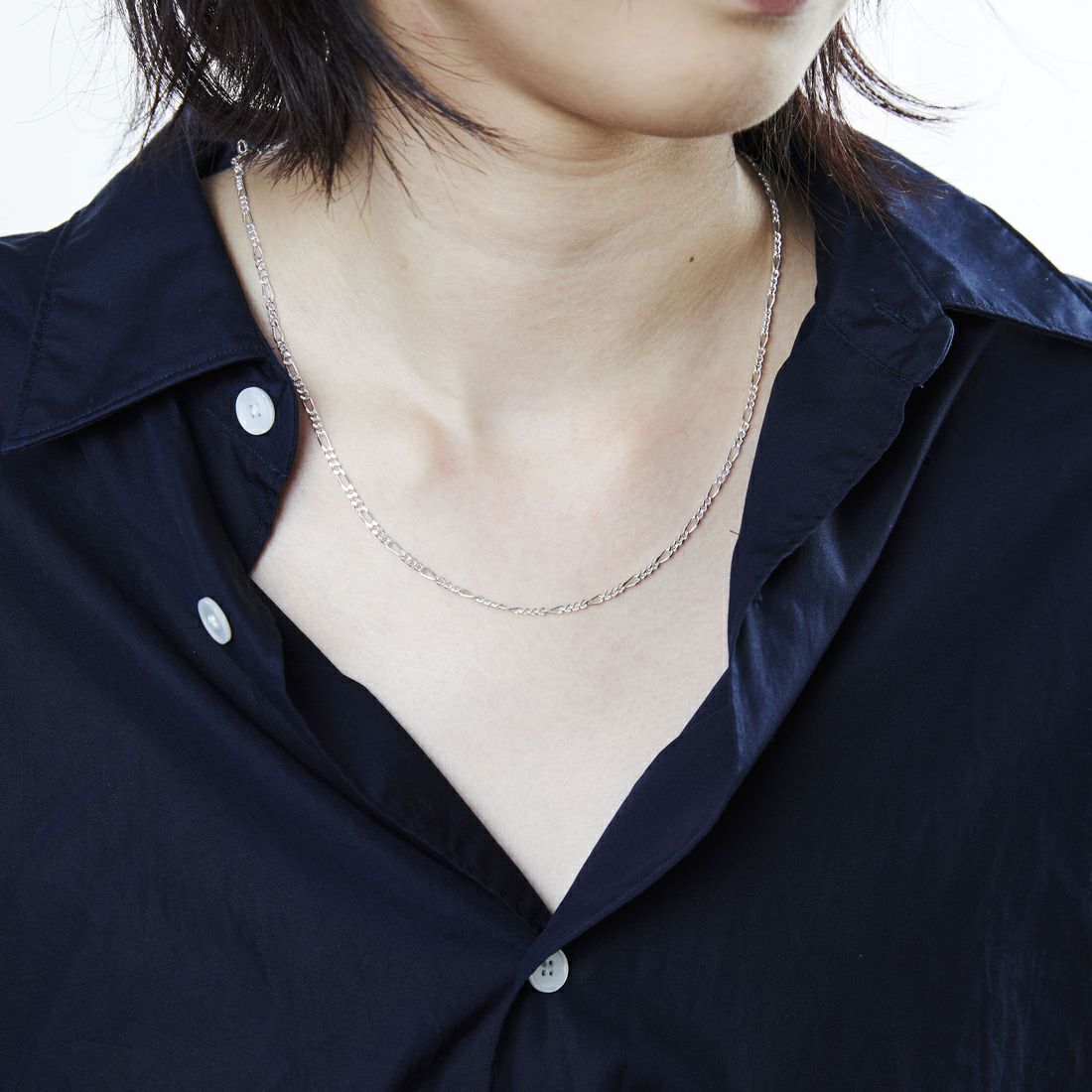 XOLO JEWELRY [ショロジュエリー] フィガロリンクネックレス 2mm [XON049-60] SILVER