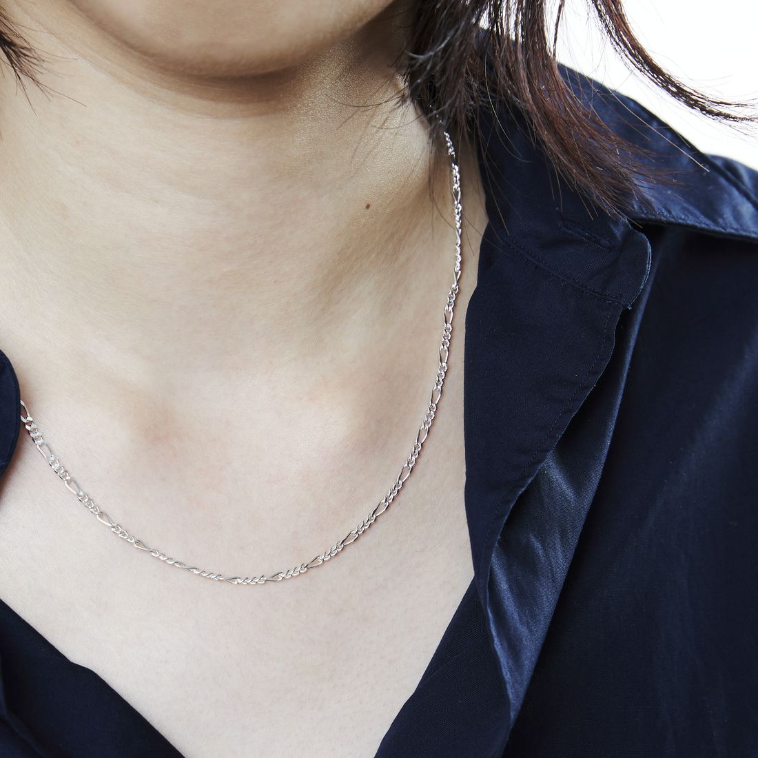 XOLO JEWELRY [ショロジュエリー] フィガロリンクネックレス 2mm [XON049-60] SILVER