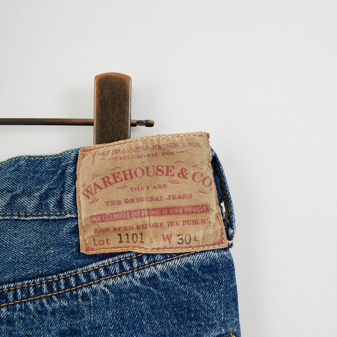 WAREHOUSE [ウエアハウス] 2ND-HAND 1101 [1101] UW (USED WASH 中)