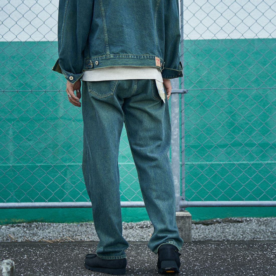 LiBERTO [リベルト] FIFTIES テーパードデニム [FL2505] 88 GRUNGE &&モデル身長：179cm 着用サイズ：30&&