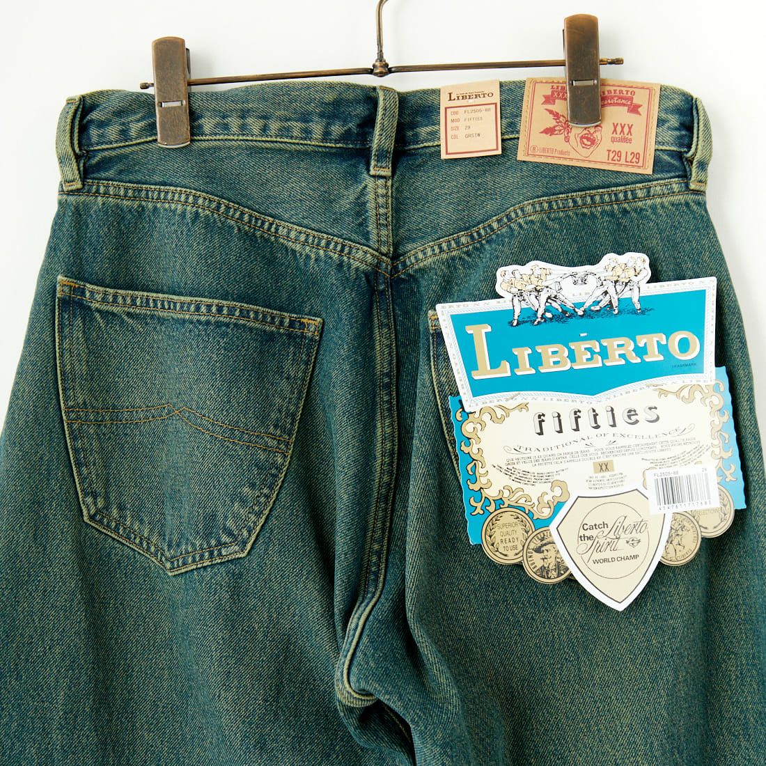 LiBERTO [リベルト] FIFTIES テーパードデニム [FL2505] 88 GRUNGE