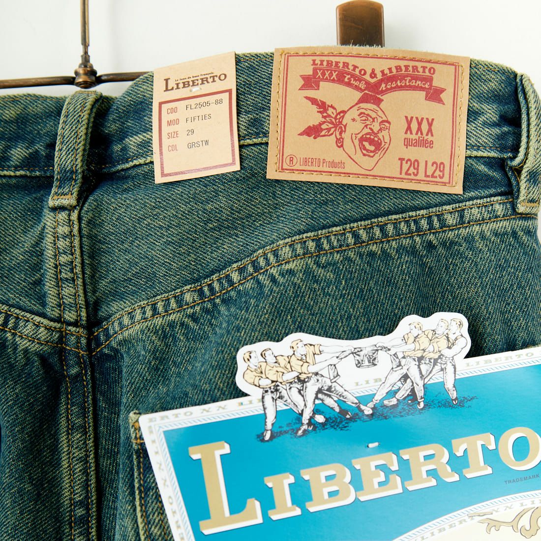LiBERTO [リベルト] FIFTIES テーパードデニム [FL2505] 88 GRUNGE