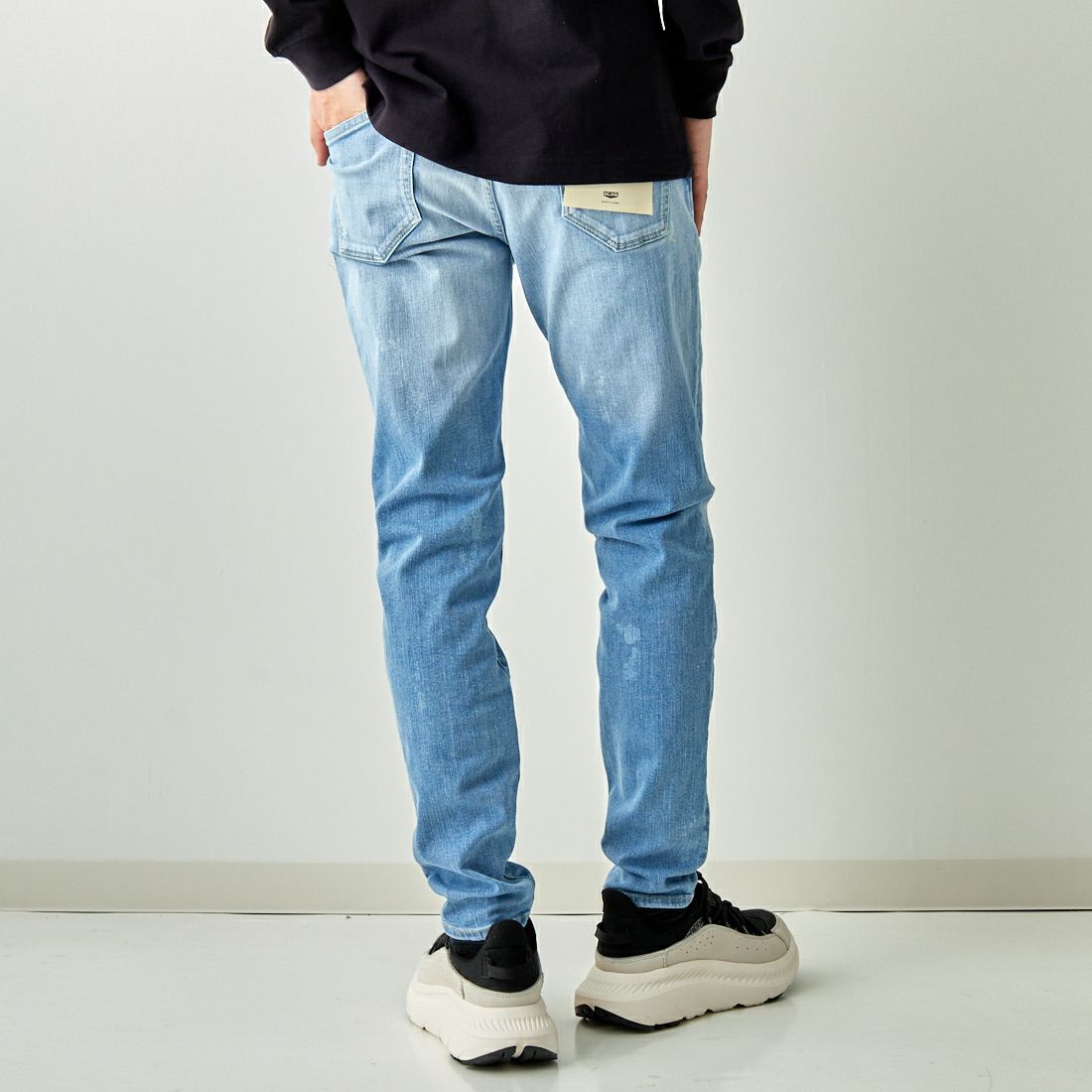 BIG JOHN [ビッグジョン] テーパードジョガー [MMM336H] 419 &&モデル身長：173cm 着用サイズ：28&&