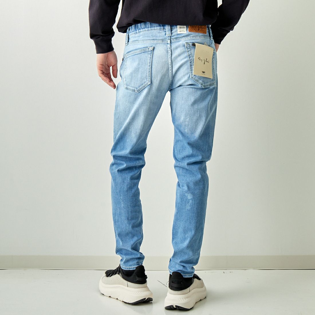 BIG JOHN [ビッグジョン] テーパードジョガー [MMM336H] 419 &&モデル身長：173cm 着用サイズ：28&&