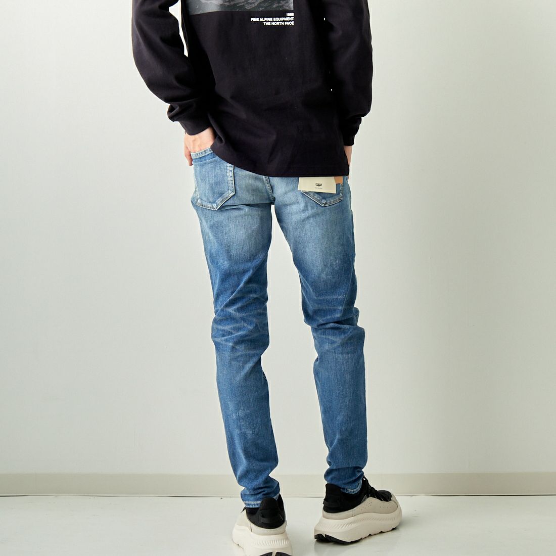 BIG JOHN [ビッグジョン] テーパードジョガー [MMM336H] 313C &&モデル身長：173cm 着用サイズ：28&&