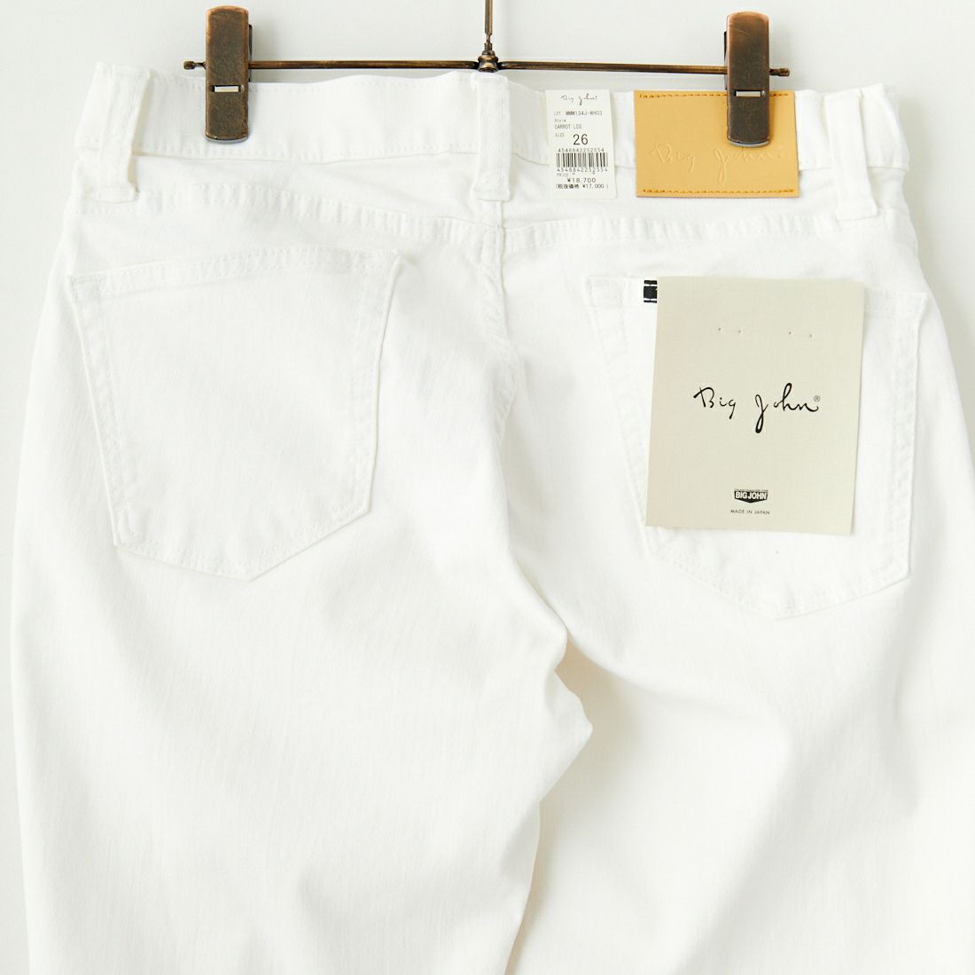BIG JOHN [ビッグジョン] キャロットレッグ [MMM134J] WH03