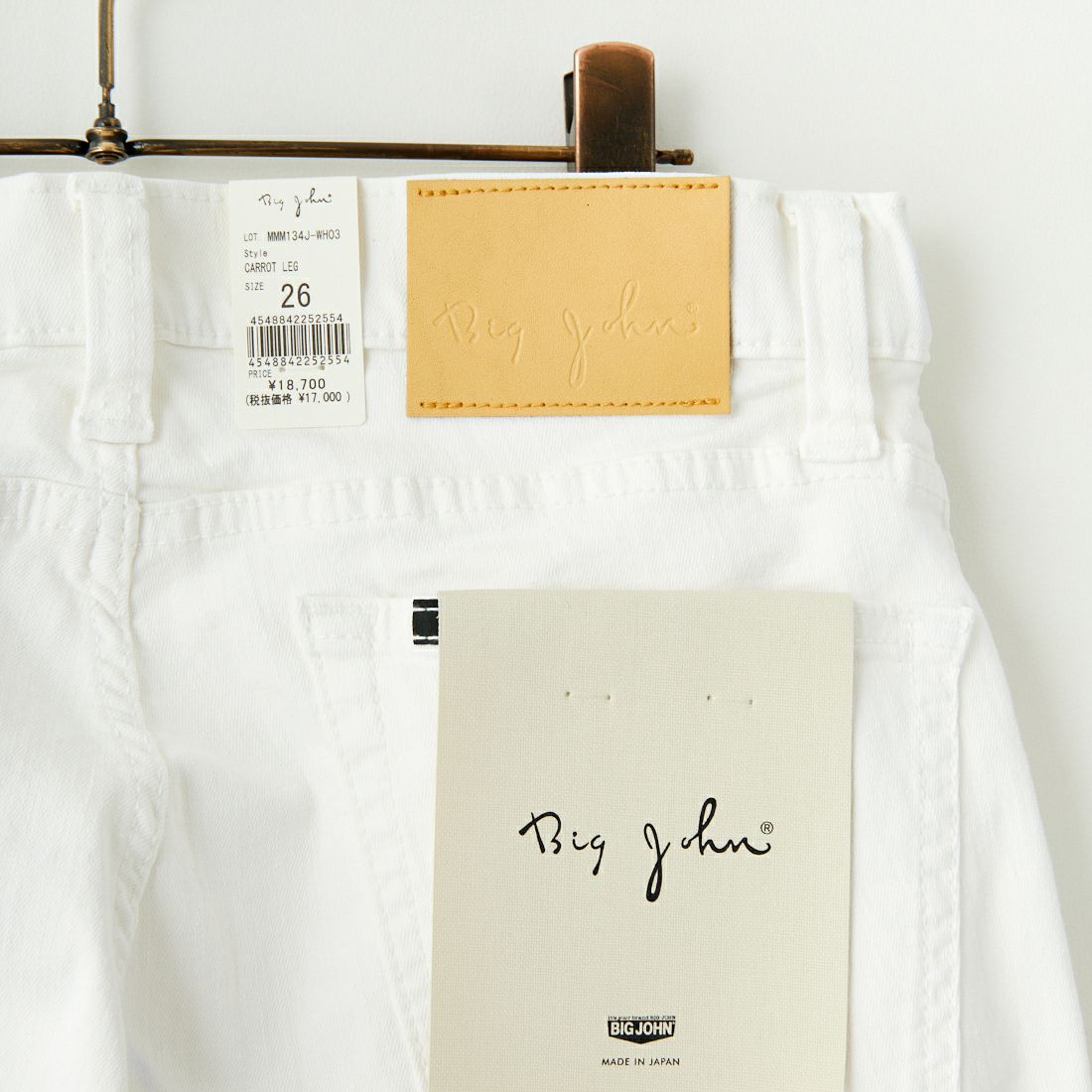 BIG JOHN [ビッグジョン] キャロットレッグ [MMM134J] WH03
