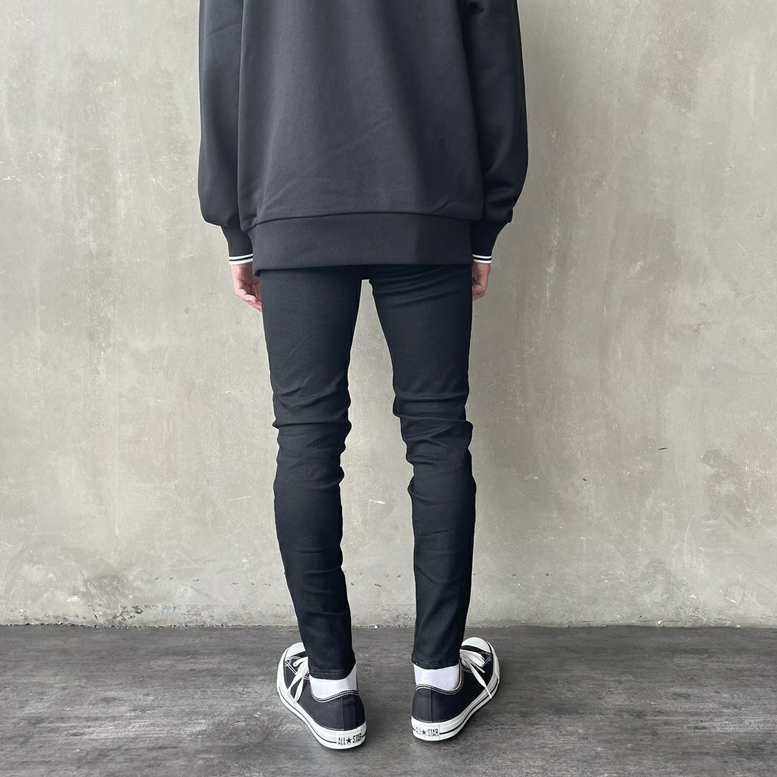 BIG JOHN [ビッグジョン] テーパードジョガー [MMM336H]&&モデル身長：168cm 着用サイズ：26&&