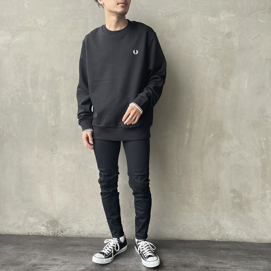 BIG JOHN [ビッグジョン] テーパードジョガー [MMM336H]&&モデル身長：168cm 着用サイズ：26&&