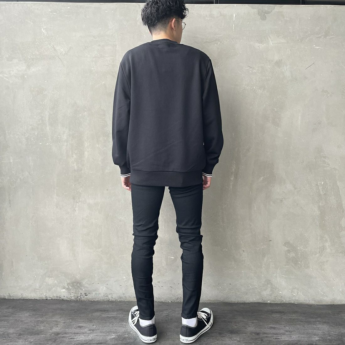 BIG JOHN [ビッグジョン] テーパードジョガー [MMM336H]&&モデル身長：168cm 着用サイズ：26&&