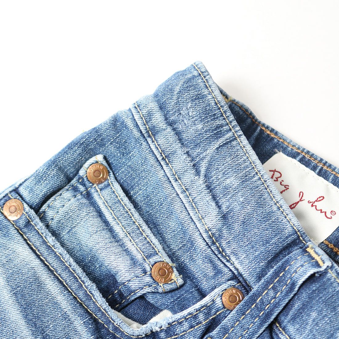 BIG JOHN [ビッグジョン] テーパードジョガー [MMM336H] 413F &&モデル身長：173cm 着用サイズ：28&&