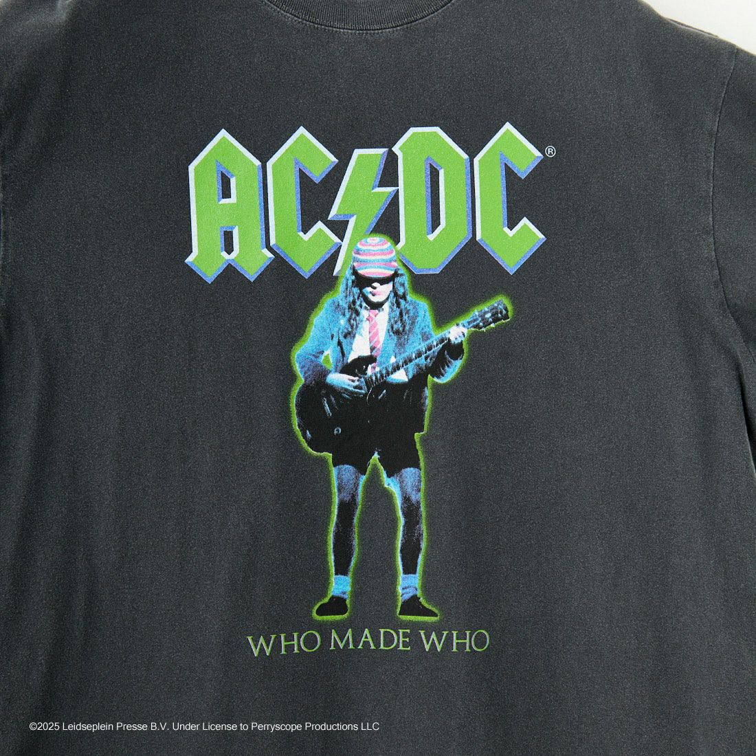 GOOD ROCK SPEED [グッドロックスピード] 別注 AC/DC ロックプリントTシャツ [INTN-024-JF] CHARCOAL
