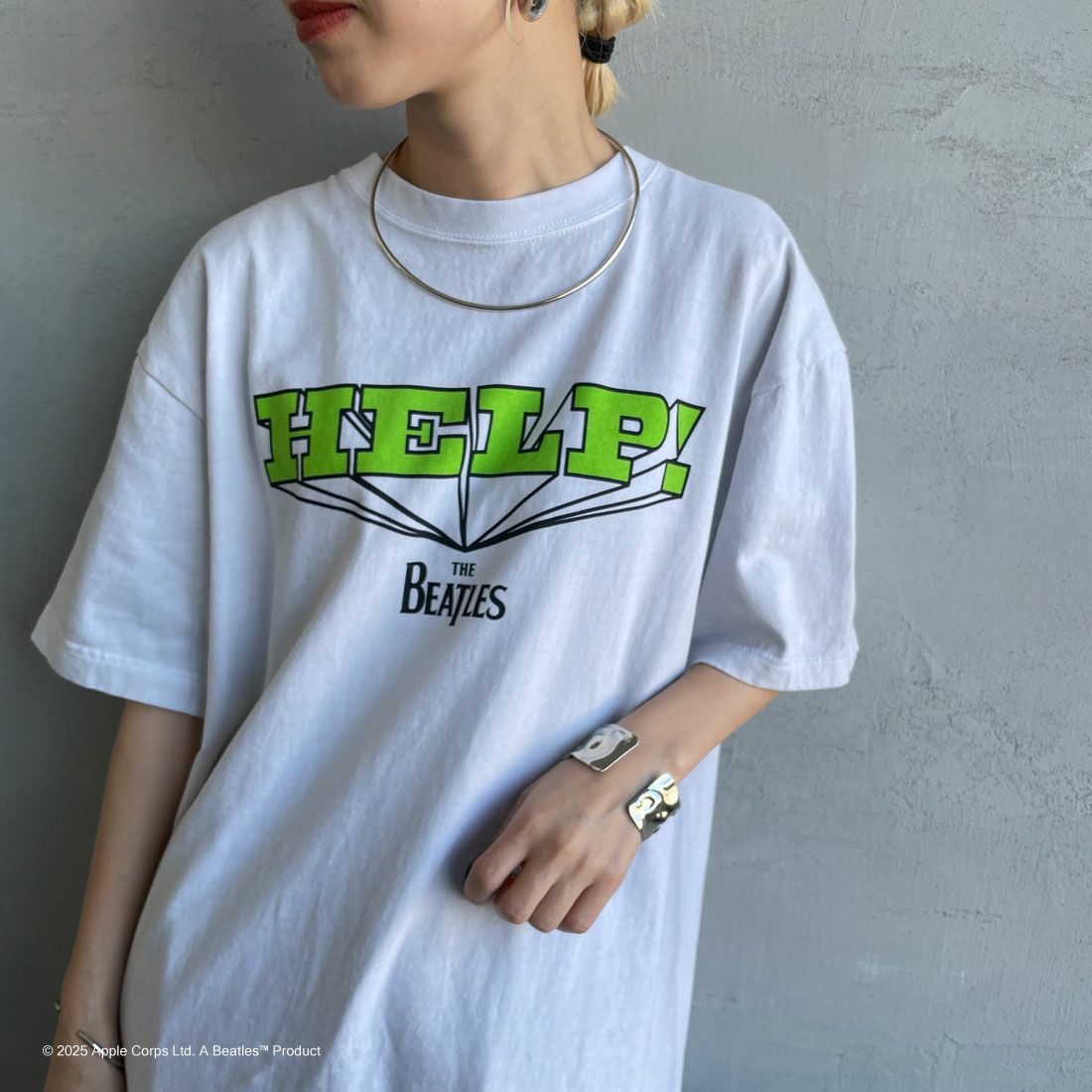 GOOD ROCK SPEED [グッドロックスピード] 別注 THE BEATLES ロックプリントTシャツ [INTN-026-JF] LT.GRAY