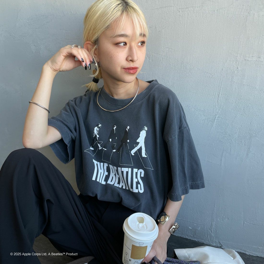 希少イギリス製ザビートルズPENN YLANE Tシャツ Sブラック The Beatles ザ・ビートルズ Tシャツ LET IT BE ブラック ロック